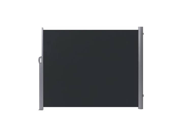 Aluminium Seitenmarkise graphitgrau 160x300 ausziehbar Sichtschutz Dorio