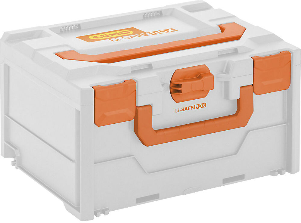 Akku-Systembrandschutzbox Li-SAFE, für Lagerung und Transport, Modell 2-S, LxBxH 400 x 300 x 215 mm, ab 2 Stk CEMO