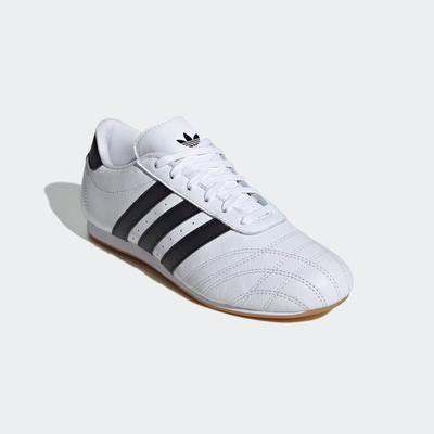 Sneaker ADIDAS ORIGINALS "TAEKWONDO LACE", Damen, Gr. 40,5, weiß (cloud weiß, core schwarz, gum 3), Leder, Synthetik, Schuhe Sneaker