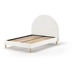 POLSTERBETT Karlotta 147x132x212 aus Holzwerkstoff in Weiß