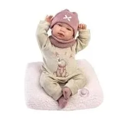 Dolls World Peterkin Llorens 84488 Lalka bobas Tina 44 cm płacząca