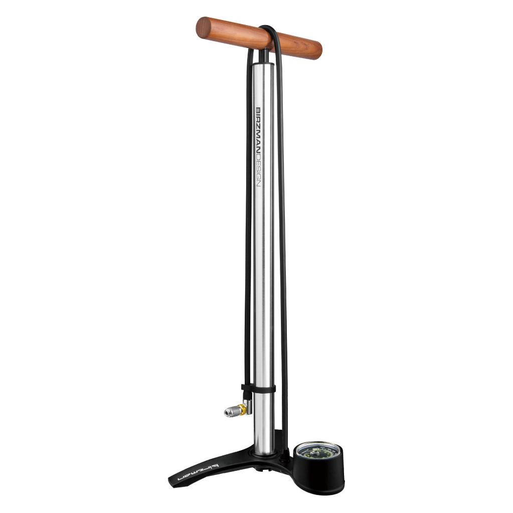 Birzman The Pump MTB with Helix -jalkapumppu, hopea (BM23-HX-S-WD-MTB)