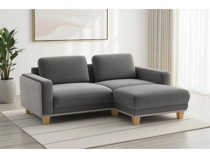 sit&more Ecksofa Concept, Modernes Sofa in drei Fußfarben zur Auswahl
