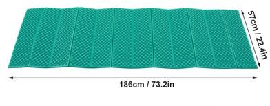Uplifted Trends Ultralight Folding Foam Camping Mat Waterproof Sleeping Pad & Beach Mattress green