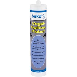 Beko Montagekleber Vogel-Spikes-Kleber, 310ml, Vogel-Spikes-Kleber, wasserfest, transparent