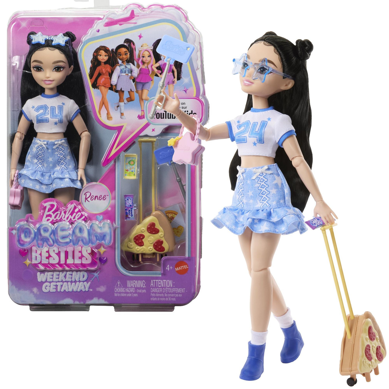Barbie Dream Besties Weekend Getaway Renee pop met accessoires