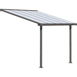 Palram - Canopia Olympia Terrassenüberdachung anthrazit 425x295x305 cm