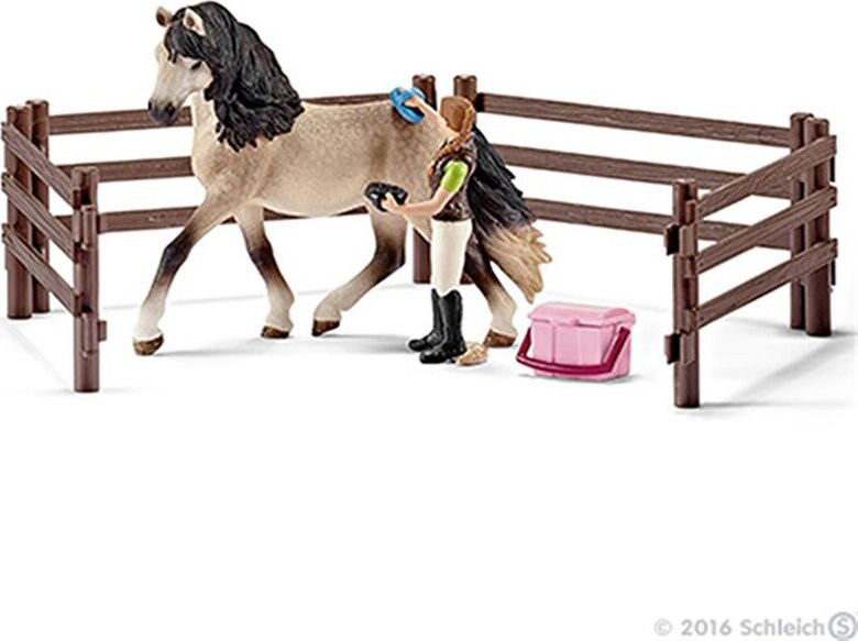 Schleich Dierenfiguren Verzorgingsset voor Paarden Andalusiër 42270