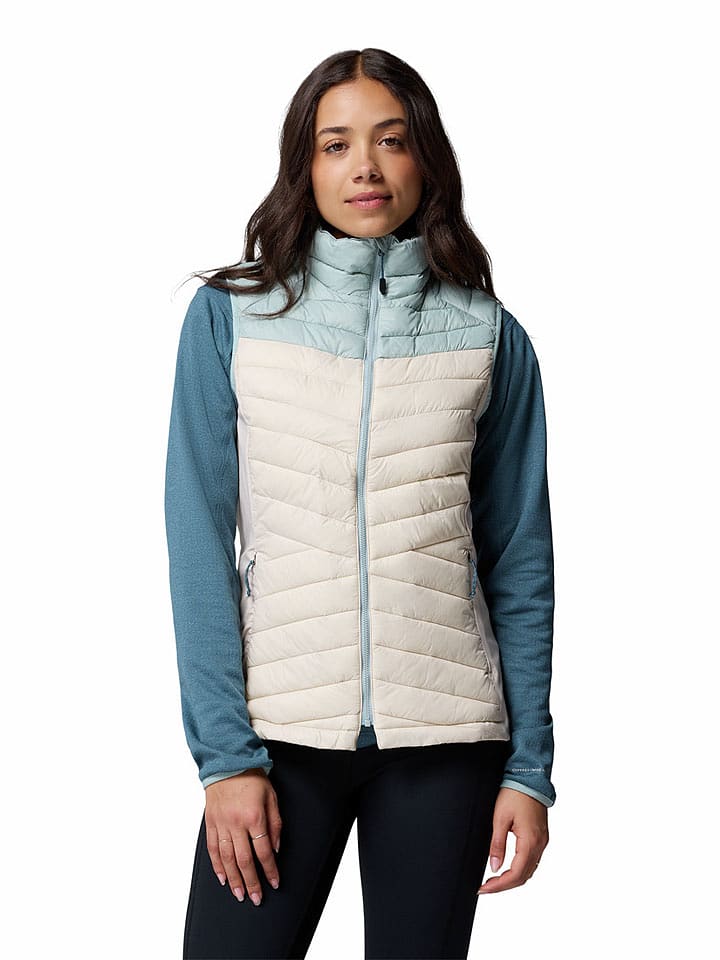 Columbia Steppweste "Powder Pass III" in Creme - L