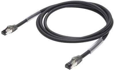 Hicon CAT6A Armored Cable 10G 30m Schwarz