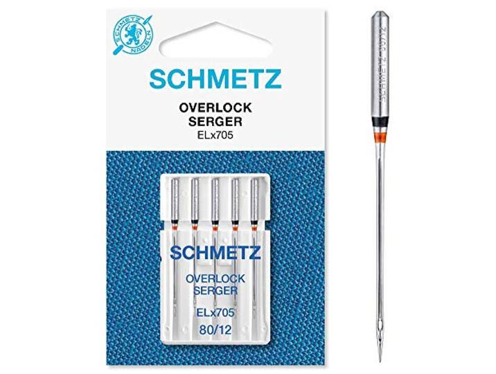 Schmetz ELX705-80 - Overlock 5 naalden 80-12