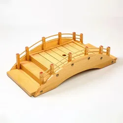 Holz Sushi servieren Brücke 30x16,5x10cm