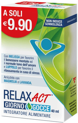Linea Act Relax Act Giorno Gocce Integratore 40 ml