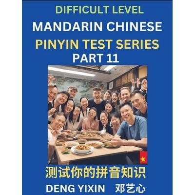 Chinese Pinyin Test Series (Part 11), Taschenbuch von Yixin Deng, PinYin Test Series