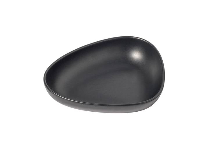 LIND DNA Assiette creuse Curve Stoneware 19x22 cm Black
