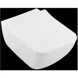 Villeroy & Boch, Toilette + Bidet, Tiefspl-WC Venticello DirectFlush offener Splrand wei wandhngend 4611R001