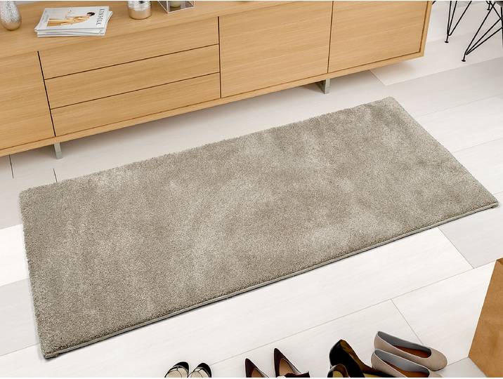 Tapis de couloir Moss Mono 80 x 200cm Beige/Beige