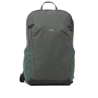 Laptoprucksack VARGU "ANLU 1", Damen, Gr. B/H/T: 28cm x 46cm x 14cm, onesize, grün (olive, dunkelgrün), Polyethylen, Rucksäcke Laptoprucksack, mit recyceltem PET