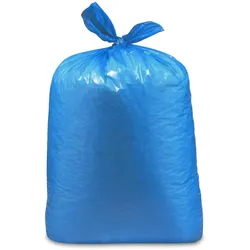 VEPATIM 250x Müllsäcke 120 Liter 70 x 110 cm ECONOMY extra light LDPE blau