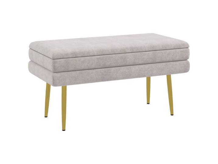 Banquette coffre de rangement ELISE beige