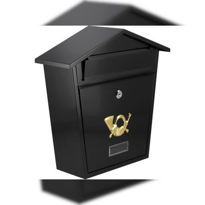 TRIZERATOP Briefkasten 380x320x105mm schwarz