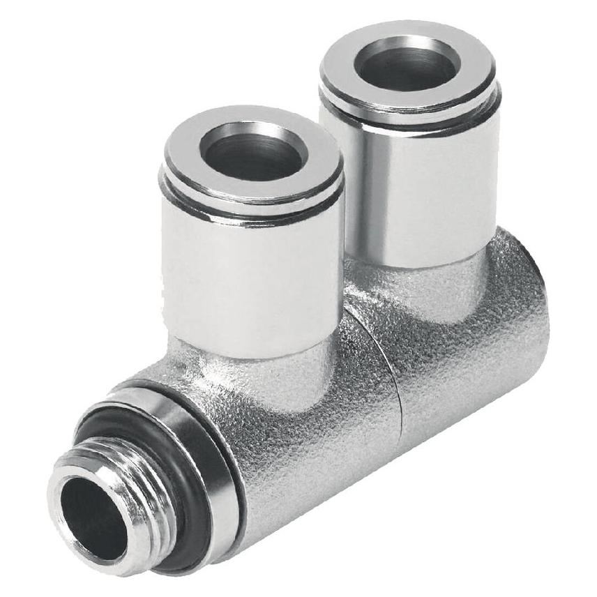 Festo Verteiler 558838 NPQM-LFK-G18-Q6-P10 Rohr-Ø: 6 mm 1 St. (558838)