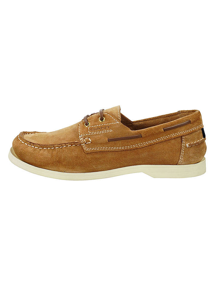 GANT Footwear Leder-Mokassins "Yardport" in Camel in Hellbraun - 45