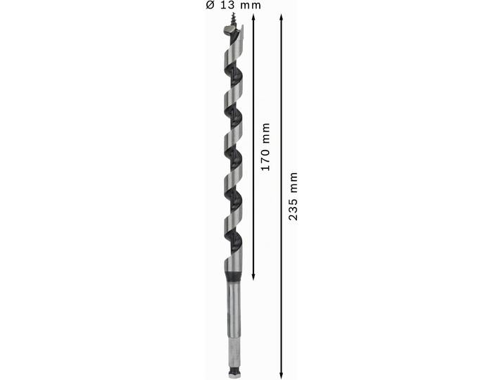 Bosch PRO Wood Foret à spirale pour bois 13 x 170 x 235 mm - 2608597627