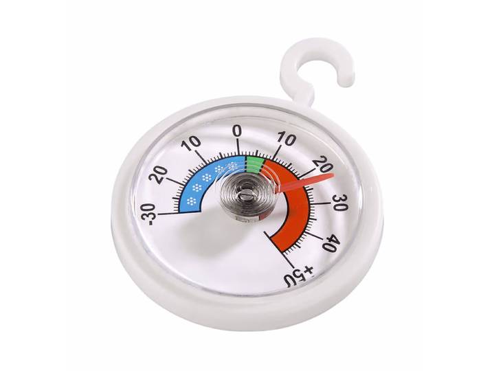 Xavax 111309 Kühl-/Gefrierschrankthermometer, rund – Kühlschrank Zubehör/Gefrierschrank Zubehör