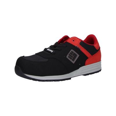 Sicherheitsschuh TOWORKFOR "Graffiti" Gr. 37, schwarz (schwarz, rot), 37, Obermaterial: 100% sonstige Fasern AF., Schuhe