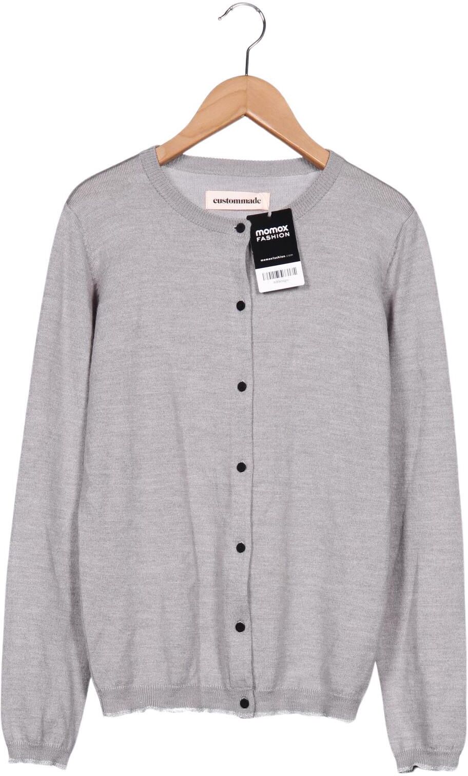 Custommade Damen Strickjacke, Grau, Gr. M, Synthetik / Wolle - Second Hand