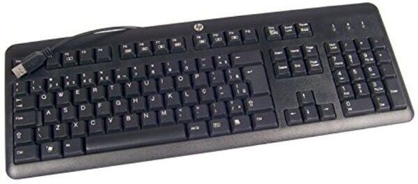HP Clavier USB 672647-053   Noir   FR - Refurbished