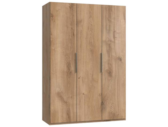 Mid.you Drehtürenschrank Wimex Level 36A, Eiche, 2 Fächer, 150x216x58 cm, DIN EN ISO 9001, Made in Germany, BQ - Bündnis für Qualität, umfangreiches Zubehör erhältlich, in verschiedenen Größen und Holzdekoren erhältlich, Schlafzimmer, Kleiderschränke, Drehtürenschränke