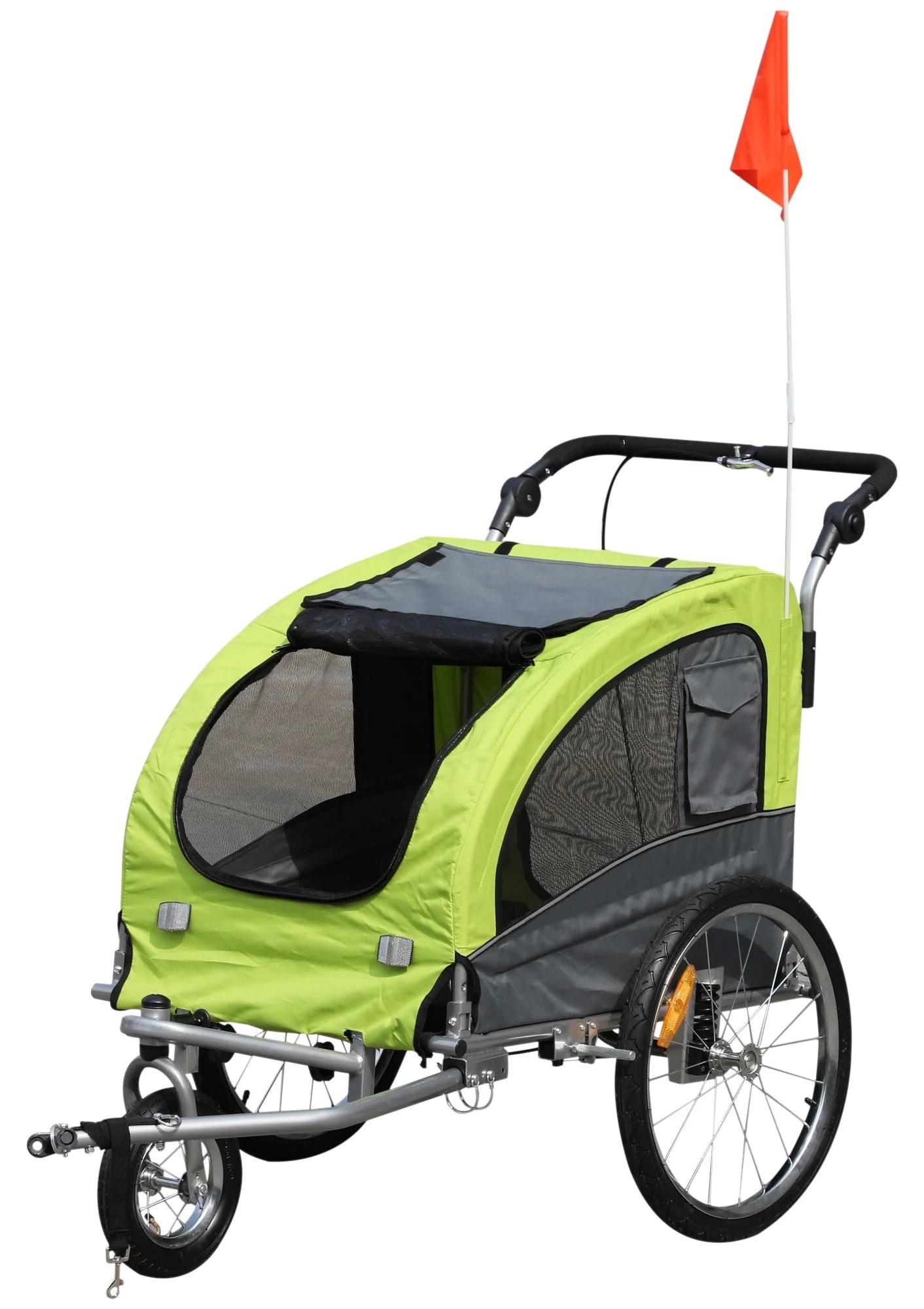 Fahrradanhänger - Transportanhänger - mit 6 roten Reflektoren - Tragfähigkeit 40 kg