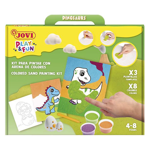 Jovi Play&Fun Sandmalerei - Dinosaurier (2106-JV)