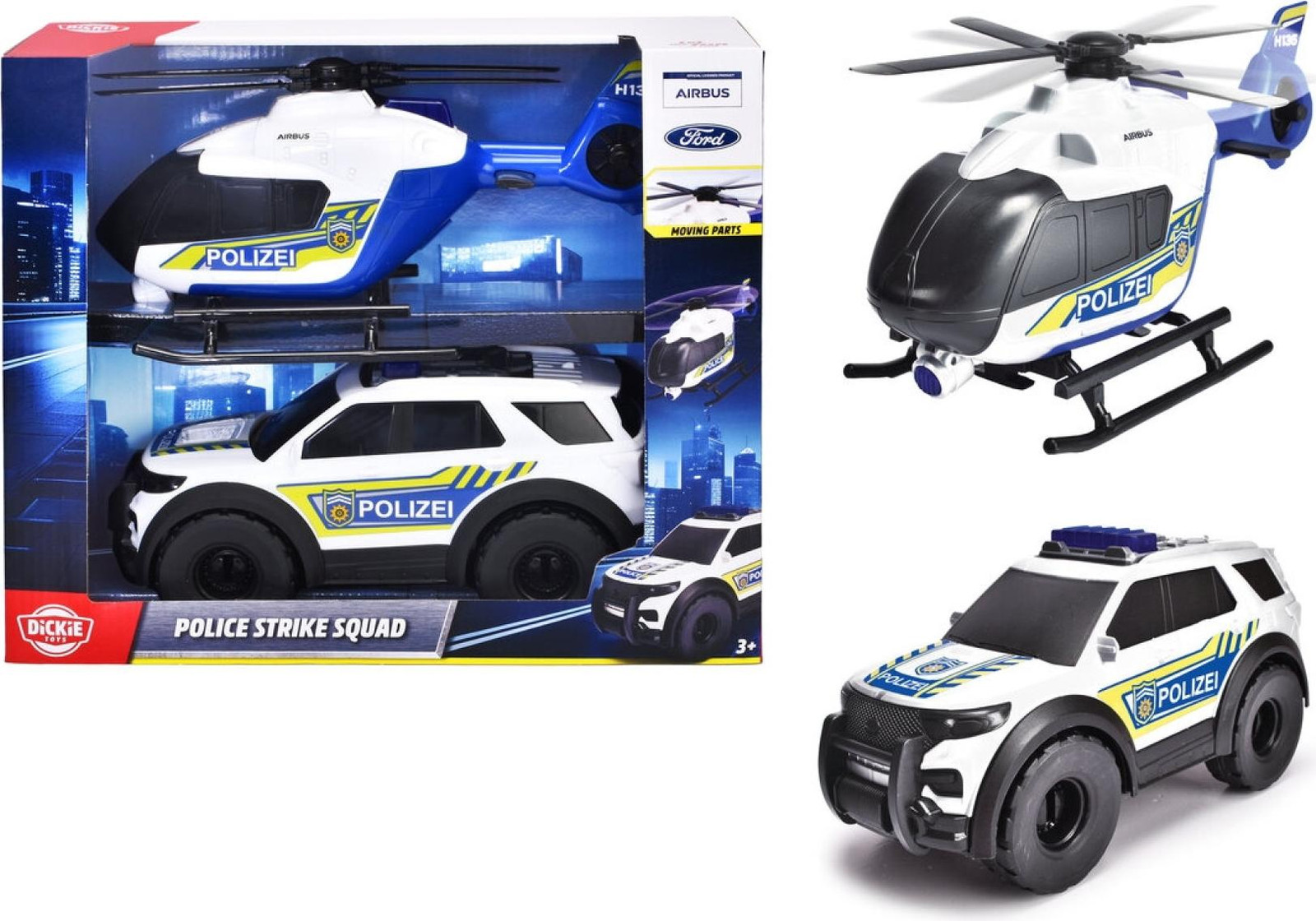 Dickie Speelgoedauto Politie Real / SOS Politie Speciale Eenheid 203715023