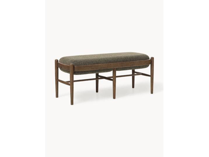 Banc rembourré en chêne Imara