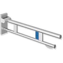 HEWI Stützklappgriff Duo, Design A, Edelstahl, Ausladung 900 mm