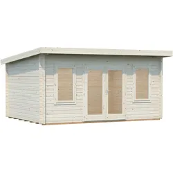 Palmako Gartenhaus Lisa 14,2 m2 - 44 mm Transparent tauchimprägniert
