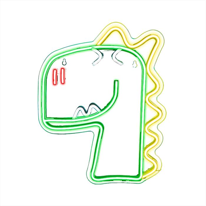 MUSIC HERO Luce Neon Dinosauro, Multicolor Neon