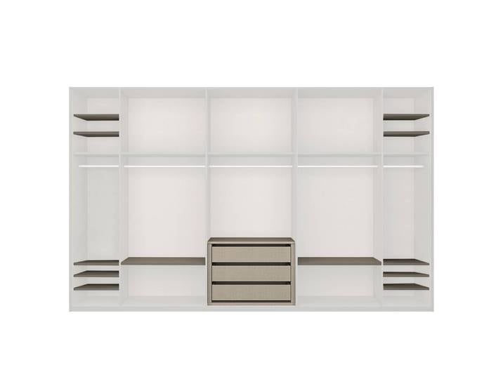 Classic Zubehör Schwebetürenschrank 360cm Beige 3 Türen Spanplatte