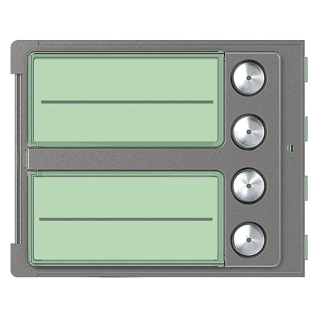 Bticino Frontblende Ruftastmodul 4Rt Robur (352045)