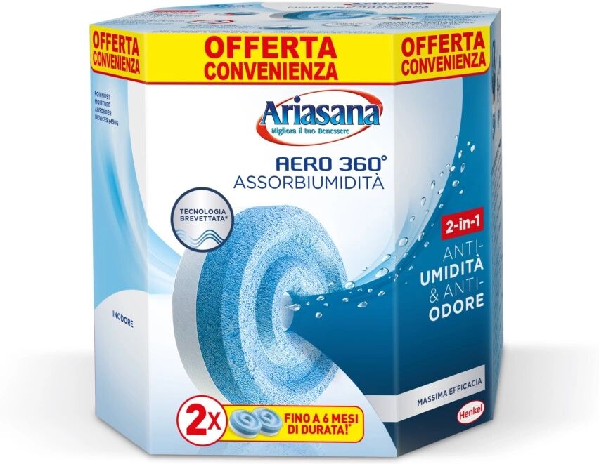 Henkel ARIASANA AERO TAB INODORE BIPACK 2X450G