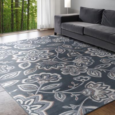 Alise Rugs Carrington Transitional Floral & Botanical Indoor Area Rug
