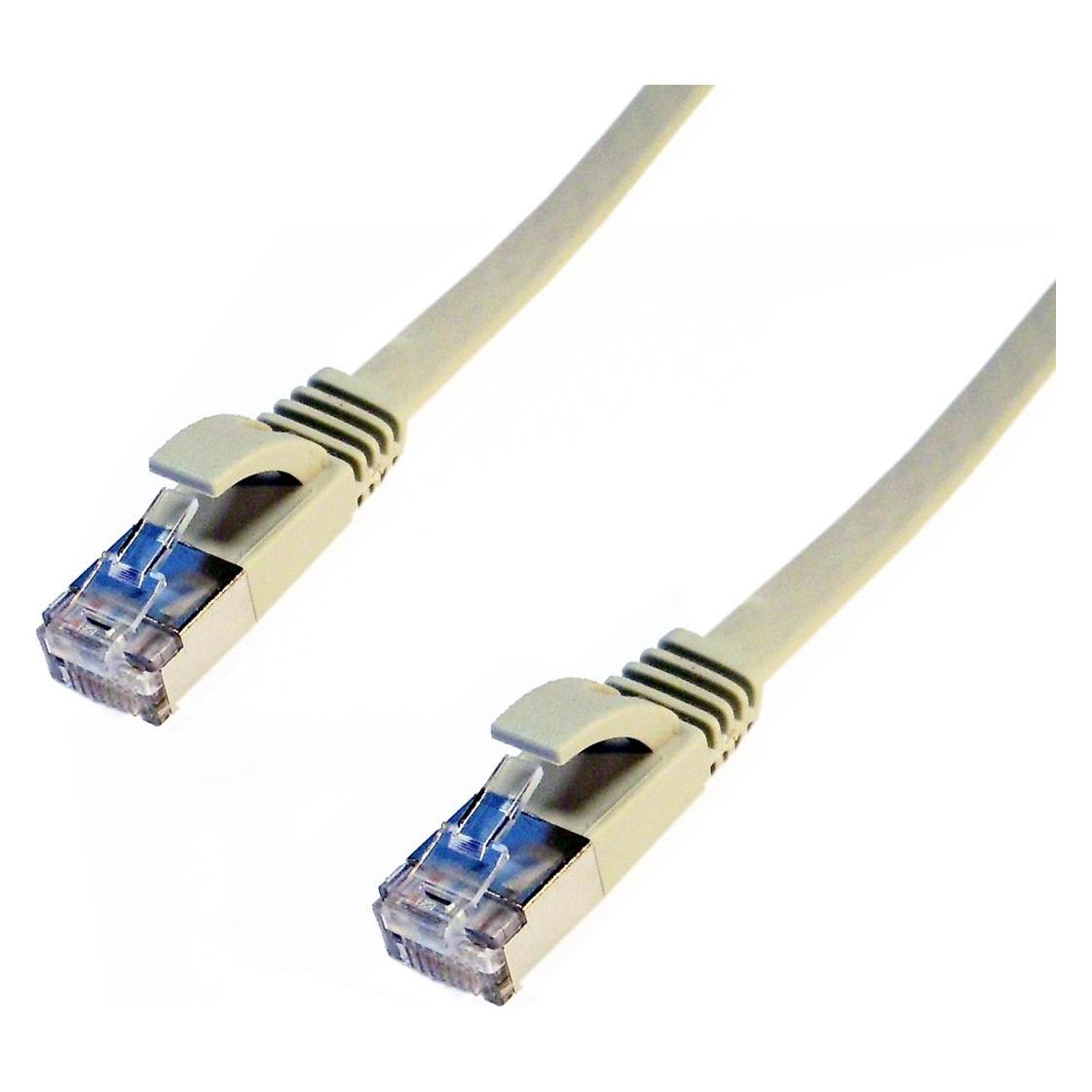 Datacom Patch cord FTP CAT6 šedý FLAT plochý (FTP, CAT6, 5 m) (1454)