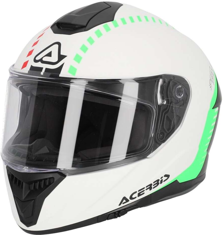 Casco Moto Integrale Acerbis KRAPON Bianco Nero taglia 2XL