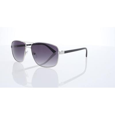 Sonnenbrille MAN'S WORLD, Herren, grau (silberfarben), unifarben, Sonnenbrillen Sonnenbrille, im zeitlos edlem Design