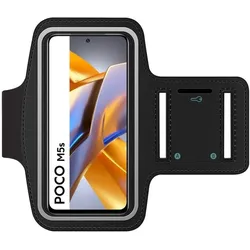 SmartFitness Xiaomi Poco M5s Handy Sport Armband, Smartphone Sportarmband, Schwarz