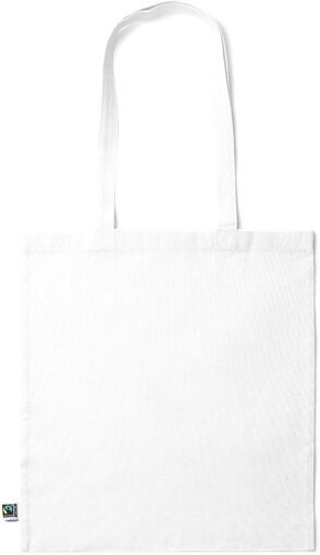 Tote bag coloré personnalisable en coton équitable Kimex blanc TAILLE UNIQUE ADULTE