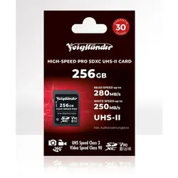 Voigtländer Prof. High-Speed SDXC 256GB, UHS-II, Cl10, U3, V90